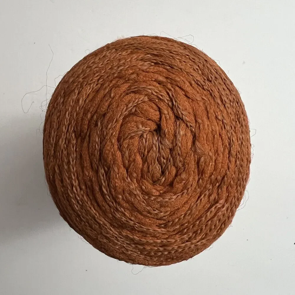 Fabulous Cord 6mm 82 Yards Crochet Knit Knotting Weaving Macrame Rust Orange